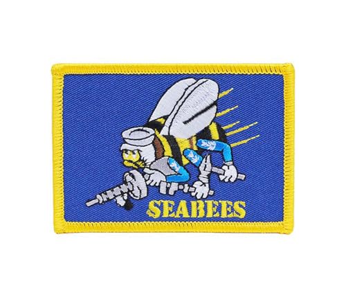 United States Navy USN Seabees bestickter Aufnäher mit Bügelkleber (Flagge) von Artisan Owl