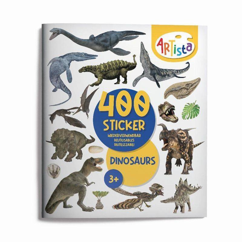 Artista - Stickerbuch Dinosaurier, Kartoniert (TB) von Artista