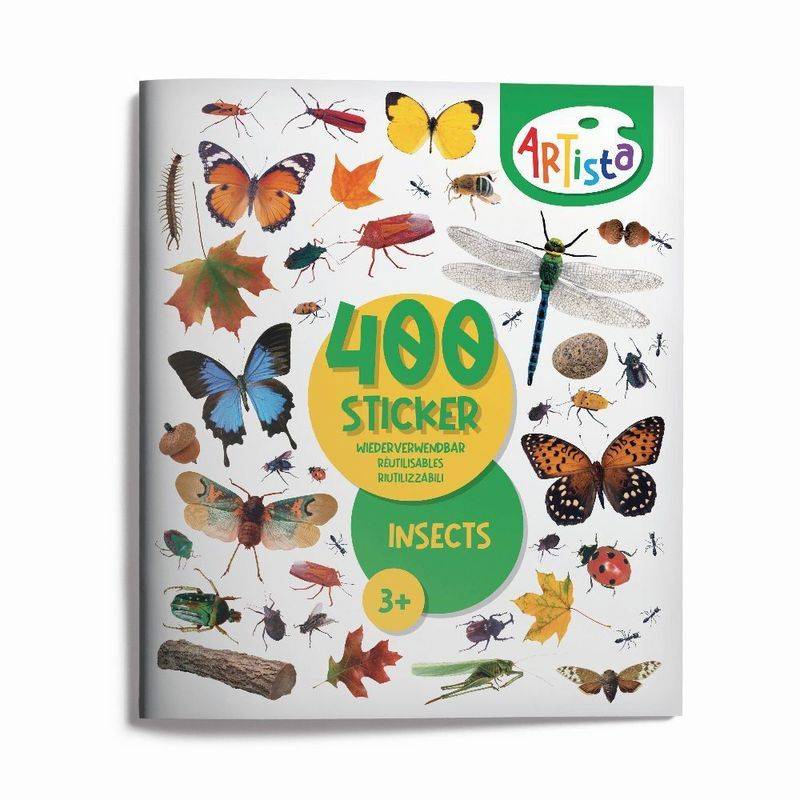 Artista - Stickerbuch Insekten, Kartoniert (TB) von Artista