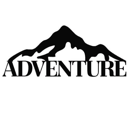 Adventure Mountain Wiederverwendbare Schablone A3 A4 A5 & größere Größen Dekor DIY Klettern Reisen / MT2 (wiederverwendbares Mylar, A5 Größe – 148 x 210 mm, 14,7 x 21,1 cm) von Artistic Sponge