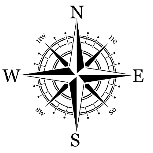 Artistic Sponge Windrose, wiederverwendbar, A3, A4, A5 und größere Größen, Mandala, Compass2, Schablone Artistic Sponge Windrose, wiederverwendbar, A3, A4, A5 und größere Größen, Mandala, Compass2, Schablone von Artistic Sponge