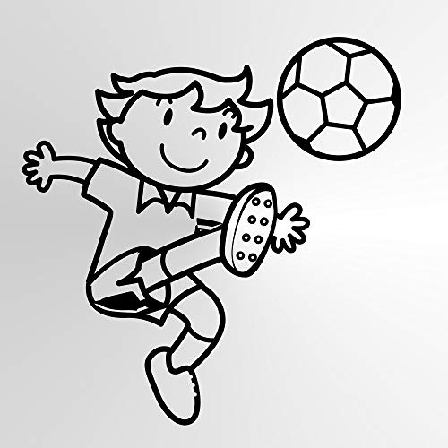 Fußball spielender Junge A3 A4 A5 & größere Größen Skizzierspaß Kinder / Kinder 164 (wiederverwendbare Schablone, A5-Größe – 148 x 210 mm) von Artistic Sponge