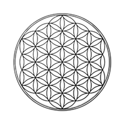 Metatron Schablone Blume des Lebens, wiederverwendbar, A3, A4, A5 und größere Größen, Wanddekor/FOL (wiederverwendbare PVC-Schablone, A4-Größe – 210 x 297 mm) von Artistic Sponge