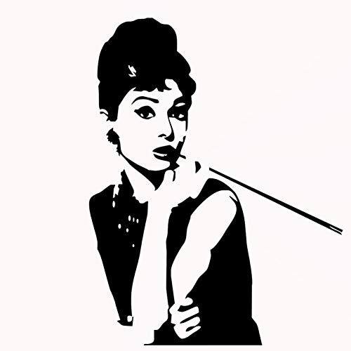 Wiederverwendbare Schablone von Audrey Hepburn, große Größen, Wanddekoration, moderne Schauspielerin Film/Audrey (Mylar, wiederverwendbare Schablone, A3-Größe – 297 x 420 mm Wiederverwendbare Schablone von Audrey Hepburn, große Größen, Wanddekoration, moderne Schauspielerin Film/Audrey (Mylar, wiederverwendbare Schablone, A3-Größe – 297 x 420 mm von Artistic Sponge