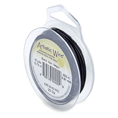 Artistic Wire 20 Gauge / .81 mm Anlaufbeständiger, Farbiger Kupfer-Basteldraht, schwarz, 15 yd / 13.7 m Artistic Wire 20 Gauge / .81 mm Anlaufbeständiger, Farbiger Kupfer-Basteldraht, schwarz, 15 yd / 13.7 m von Artistic Wire