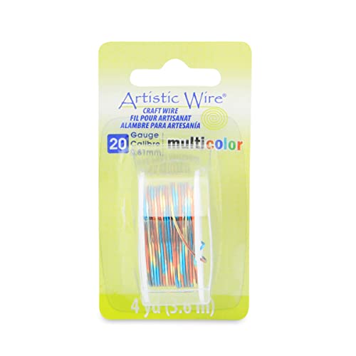 Artistic Wire AWD-20-86-04YD Beadalon Multicolor 20 Gauge Craft Wire Basteldraht, Blau/Rot/Gold Artistic Wire AWD-20-86-04YD Beadalon Multicolor 20 Gauge Craft Wire Basteldraht, Blau/Rot/Gold von Artistic Wire