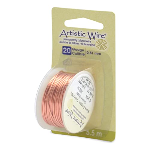 Artistic Wire Basteldraht aus blankem Kupfer, 20 Gauge / .81 mm von Artistic Wire