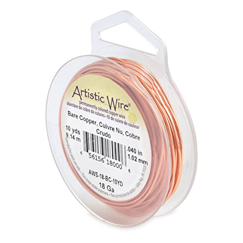 Beadalon Artistic Wire Kupferdraht, 18 Gauge, 9,14 m von Artistic Wire