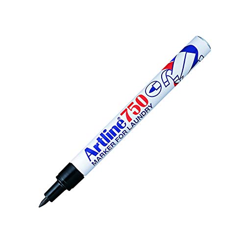 Artline Ek750 Marker für Wäsche, Schwarz von Artline