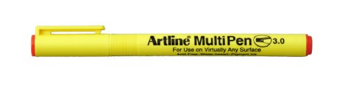 Artline Multipens EMP3 Single Red Whiteboard-Marker, Rot von Artline