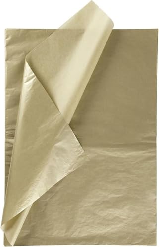 Artmaxx Seidenpapier Gold, 50 x 70 cm, 30 Blatt, hochwertiges Seidenpapier zum Basteln, Geschenkverpackungen, DIY-Projekte, ideal für Partydekorationen, Kunst und Papierhandwerk Artmaxx Seidenpapier Gold, 50 x 70 cm, 30 Blatt, hochwertiges Seidenpapier zum Basteln, Geschenkverpackungen, DIY-Projekte, ideal für Partydekorationen, Kunst und Papierhandwerk von Artmaxx