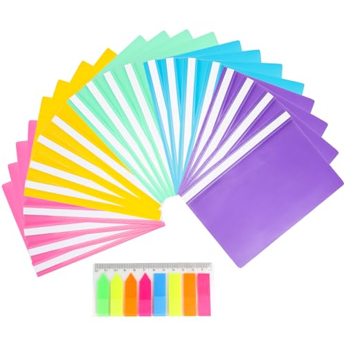 Artmitz 20 Stück A4 Schnellhefter, DIN-A4, A4 Loseblattmappen aus Kunststoff mit, inklusive 100 Blatt Klebeetiketten zur Klassifizierung von Dokumenten und Dateien Artmitz 20 Stück A4 Schnellhefter, DIN-A4, A4 Loseblattmappen aus Kunststoff mit, inklusive 100 Blatt Klebeetiketten zur Klassifizierung von Dokumenten und Dateien von Artmitz