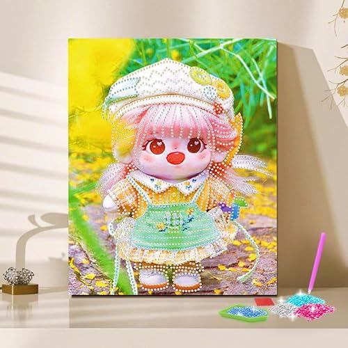Artnanas Diamant Painting Bilder mit Komplettes Zubehör, 5d Diamond Painting set Klein 20x30cm, Malen Nach Zahlen Eigenes Bild - Baumwolle Puppe Artnanas Diamant Painting Bilder mit Komplettes Zubehör, 5d Diamond Painting set Klein 20x30cm, Malen Nach Zahlen Eigenes Bild - Baumwolle Puppe von Artnanas