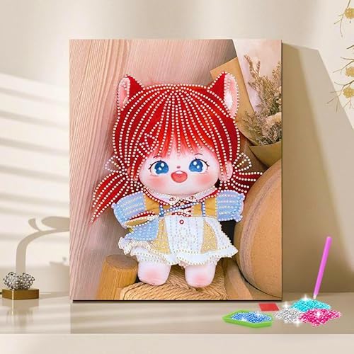 Artnanas Diamant Painting Bilder mit Komplettes Zubehör, 5d Diamond Painting set Klein 20x30cm, Malen Nach Zahlen Eigenes Bild - Baumwolle Puppe Artnanas Diamant Painting Bilder mit Komplettes Zubehör, 5d Diamond Painting set Klein 20x30cm, Malen Nach Zahlen Eigenes Bild - Baumwolle Puppe von Artnanas