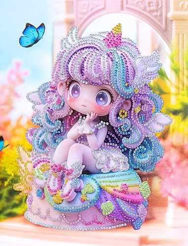 Artnanas Diamant Painting Bilder mit Komplettes Zubehör, 5d Diamond Painting set Klein 20x30cm, Malen Nach Zahlen Eigenes Bild - Eiscreme Puppe Artnanas Diamant Painting Bilder mit Komplettes Zubehör, 5d Diamond Painting set Klein 20x30cm, Malen Nach Zahlen Eigenes Bild - Eiscreme Puppe von Artnanas