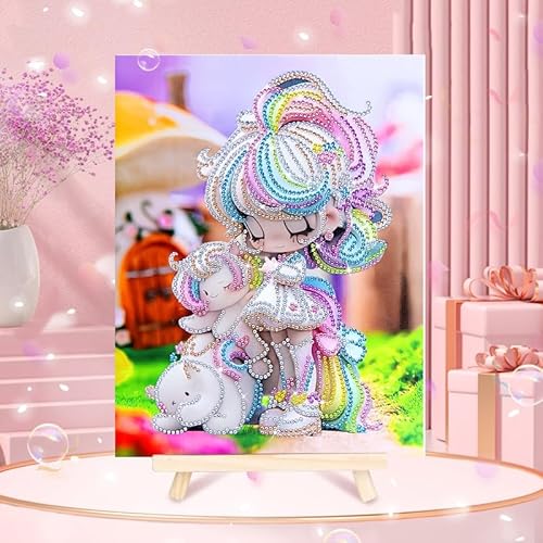 Artnanas Diamant Painting Bilder mit Komplettes Zubehör, 5d Diamond Painting set Klein 20x30cm, Malen Nach Zahlen Eigenes Bild - Eiscreme Puppe Artnanas Diamant Painting Bilder mit Komplettes Zubehör, 5d Diamond Painting set Klein 20x30cm, Malen Nach Zahlen Eigenes Bild - Eiscreme Puppe von Artnanas