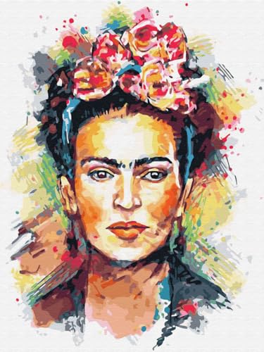 Artnapi Diamond Painting Set 5D DIY | Diamant Painting Bilder | Frida Kahlo - Decoupage 30x40 | Diamanten Gemälde Malen nach Zahlen | Diamant Mosaik für Haus Decor von Artnapi