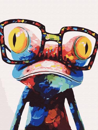 Artnapi Diamond Painting Set 5D DIY | Diamant Painting Bilder | Frosch mit Brille 30x40 | Diamanten Gemälde Malen nach Zahlen | Diamant Mosaik für Haus Decor Artnapi Diamond Painting Set 5D DIY | Diamant Painting Bilder | Frosch mit Brille 30x40 | Diamanten Gemälde Malen nach Zahlen | Diamant Mosaik für Haus Decor von Artnapi