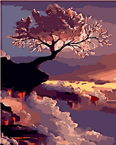 Artnapi Malen nach Zahlen Erwachsene mit Rahmen | DIY Handgemalt | Sakura auf Felsen | Kit für Anfänger und Erwachsene | Set inklusive Acrylfarben & Pinsel | 40x50cm Leinwand | Ideal als Geschenk Artnapi Malen nach Zahlen Erwachsene mit Rahmen | DIY Handgemalt | Sakura auf Felsen | Kit für Anfänger und Erwachsene | Set inklusive Acrylfarben & Pinsel | 40x50cm Leinwand | Ideal als Geschenk von Artnapi