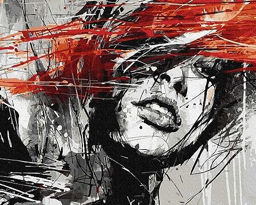 Artnapi Malen nach Zahlen Erwachsene ohne Rahmen | DIY Handgemalt | Sich selbst finden | Kit für Anfänger und Erwachsene | Set inklusive Acrylfarben & Pinsel | 40x50cm Leinwand Artnapi Malen nach Zahlen Erwachsene ohne Rahmen | DIY Handgemalt | Sich selbst finden | Kit für Anfänger und Erwachsene | Set inklusive Acrylfarben & Pinsel | 40x50cm Leinwand von Artnapi