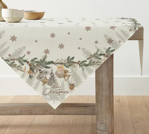 Artoid Mode Bäume Kugel Merry Christmas Weihnachten Tischdecke, Tischwäsche Winter Küche Tisch Dekoration Drinnen Urlaub Party Dekor 85x85 cm Artoid Mode Bäume Kugel Merry Christmas Weihnachten Tischdecke, Tischwäsche Winter Küche Tisch Dekoration Drinnen Urlaub Party Dekor 85x85 cm von Artoid Mode