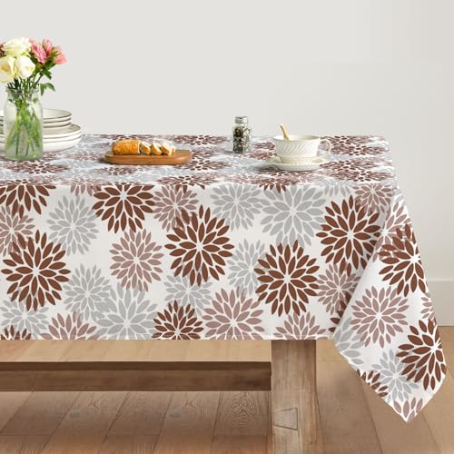 Artoid Mode Blumen Braun Dahlien Herbst Tischdecke 140x220 cm, Saisonnal Fall Fleckschutz Tischwäsche Küche Dekoration Urlaub Party Dekor Artoid Mode Blumen Braun Dahlien Herbst Tischdecke 140x220 cm, Saisonnal Fall Fleckschutz Tischwäsche Küche Dekoration Urlaub Party Dekor von Artoid Mode
