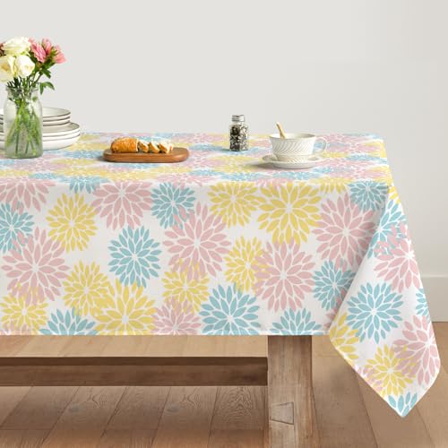 Artoid Mode Blumen Rosa Blau Dahlien Herbst Tischdecke 140x220 cm, Saisonnal Fall Fleckschutz Tischwäsche Küche Dekoration Urlaub Party Dekor Artoid Mode Blumen Rosa Blau Dahlien Herbst Tischdecke 140x220 cm, Saisonnal Fall Fleckschutz Tischwäsche Küche Dekoration Urlaub Party Dekor von Artoid Mode
