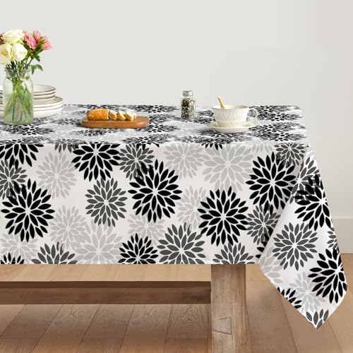 Artoid Mode Blumen Schwarz Dahlien Herbst Tischdecke 140x220 cm, Saisonnal Fall Fleckschutz Tischwäsche Küche Dekoration Urlaub Party Dekor Artoid Mode Blumen Schwarz Dahlien Herbst Tischdecke 140x220 cm, Saisonnal Fall Fleckschutz Tischwäsche Küche Dekoration Urlaub Party Dekor von Artoid Mode