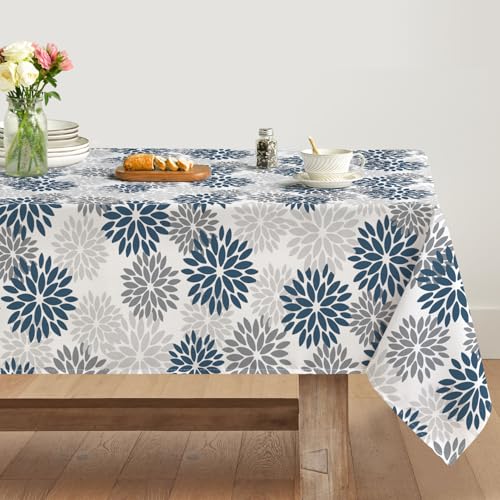 Artoid Mode Blumen Tief Blau Dahlien Herbst Tischdecke 140x110 cm, Saisonnal Fall Fleckschutz Tischwäsche Küche Dekoration Urlaub Party Dekor Artoid Mode Blumen Tief Blau Dahlien Herbst Tischdecke 140x110 cm, Saisonnal Fall Fleckschutz Tischwäsche Küche Dekoration Urlaub Party Dekor von Artoid Mode