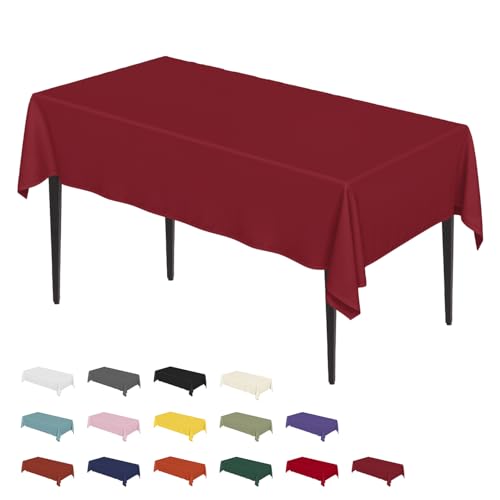 Artoid Mode Burgundisch Rot Fleckschutz Leinenoptik Tischdecke 85x85 cm, Leinendecke Tischtuch Abwaschbar Tischwäsche Küche Party Dekor Artoid Mode Burgundisch Rot Fleckschutz Leinenoptik Tischdecke 85x85 cm, Leinendecke Tischtuch Abwaschbar Tischwäsche Küche Party Dekor von Artoid Mode
