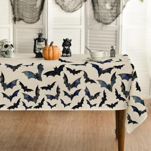 Artoid Mode Fledermaus Halloween Tischdecke 140x110 cm, Saisonnal Fleckschutz Tischwäsche Küche Dekoration Party Dekor Artoid Mode Fledermaus Halloween Tischdecke 140x110 cm, Saisonnal Fleckschutz Tischwäsche Küche Dekoration Party Dekor von Artoid Mode