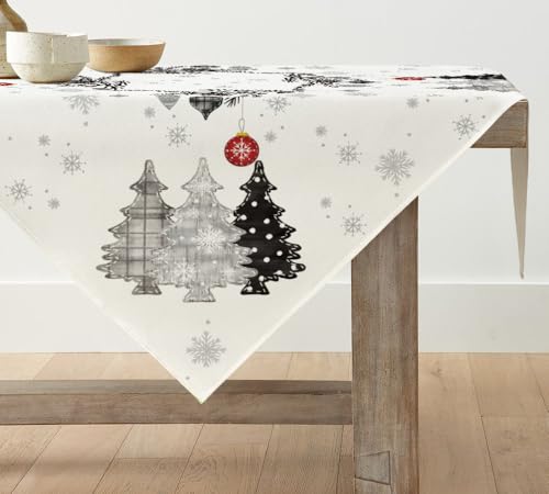 Artoid Mode Grau Kiefern Bäume Weihnachten Tischdecke, Tischwäsche Winter Küche Tisch Dekoration Drinnen Urlaub Party Dekor 120x120 cm Artoid Mode Grau Kiefern Bäume Weihnachten Tischdecke, Tischwäsche Winter Küche Tisch Dekoration Drinnen Urlaub Party Dekor 120x120 cm von Artoid Mode