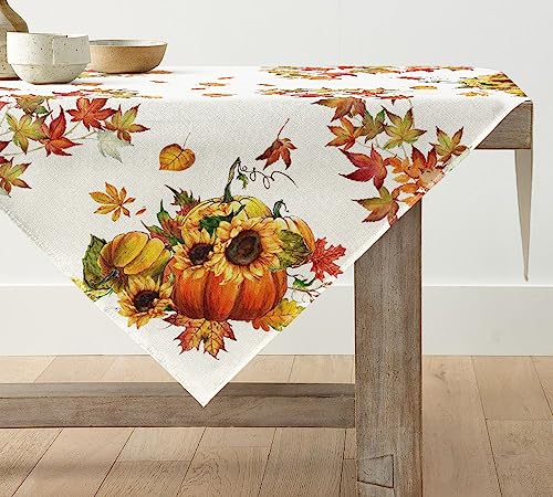 Artoid Mode Kürbisse Ahornblätter Sonnenblumen Herbst Tischdecke, Saisonnal Tischwäsche Küche Tisch Dekoration Drinnen Urlaub Party Dekor 85x85 cm Artoid Mode Kürbisse Ahornblätter Sonnenblumen Herbst Tischdecke, Saisonnal Tischwäsche Küche Tisch Dekoration Drinnen Urlaub Party Dekor 85x85 cm von Artoid Mode