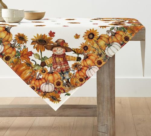 Artoid Mode Kürbisse Vogelscheuche Sonnenblumen Ahornblätter Herbst Tischdecke, Tischwäsche Küche Tisch Dekoration Drinnen Urlaub Party Dekor 85x85 cm Artoid Mode Kürbisse Vogelscheuche Sonnenblumen Ahornblätter Herbst Tischdecke, Tischwäsche Küche Tisch Dekoration Drinnen Urlaub Party Dekor 85x85 cm von Artoid Mode