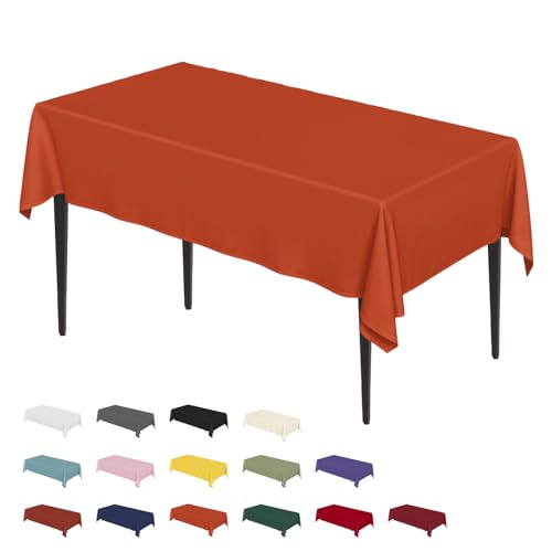 Artoid Mode Orange Fleckschutz Leinenoptik Tischdecke Eckig 140x220 cm, Leinendecke Tischtuch Abwaschbar Tischwäsche Küche Garten Urlaub Party Dekor Artoid Mode Orange Fleckschutz Leinenoptik Tischdecke Eckig 140x220 cm, Leinendecke Tischtuch Abwaschbar Tischwäsche Küche Garten Urlaub Party Dekor von Artoid Mode