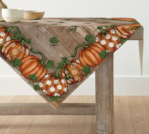 Artoid Mode Planken Kürbisse Herbst Tischdecke, Saisonnal Tischwäsche Küche Tisch Dekoration Drinnen Urlaub Party Dekor 100x100 cm Artoid Mode Planken Kürbisse Herbst Tischdecke, Saisonnal Tischwäsche Küche Tisch Dekoration Drinnen Urlaub Party Dekor 100x100 cm von Artoid Mode
