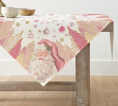Artoid Mode Rosa Weihnachtsmann Weihnachtskugeln Weihnachten Tischdecke, Tischwäsche Winter Küche Tisch Dekoration Drinnen Urlaub Party Dekor 85x85 cm Artoid Mode Rosa Weihnachtsmann Weihnachtskugeln Weihnachten Tischdecke, Tischwäsche Winter Küche Tisch Dekoration Drinnen Urlaub Party Dekor 85x85 cm von Artoid Mode