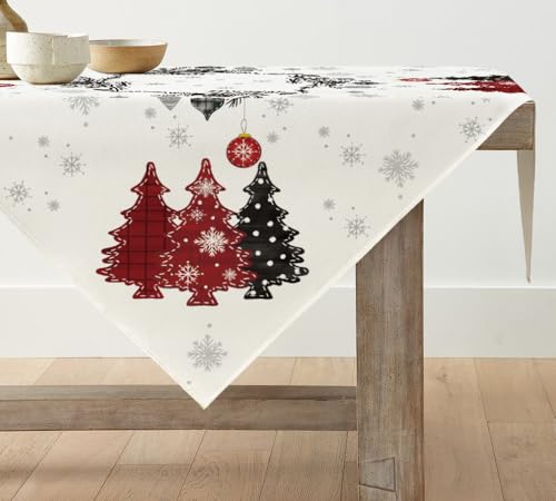 Artoid Mode Rot Kiefer Bäume Weihnachten Tischdecke, Tischwäsche Winter Küche Tisch Dekoration Drinnen Urlaub Party Dekor 100x100 cm Artoid Mode Rot Kiefer Bäume Weihnachten Tischdecke, Tischwäsche Winter Küche Tisch Dekoration Drinnen Urlaub Party Dekor 100x100 cm von Artoid Mode