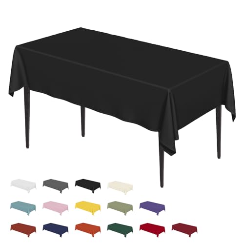 Artoid Mode Schwarz Fleckschutz Leinenoptik Tischdecke Eckig 140x110 cm, Leinendecke Tischtuch Abwaschbar Tischwäsche Küche Garten Urlaub Party Dekor Artoid Mode Schwarz Fleckschutz Leinenoptik Tischdecke Eckig 140x110 cm, Leinendecke Tischtuch Abwaschbar Tischwäsche Küche Garten Urlaub Party Dekor von Artoid Mode