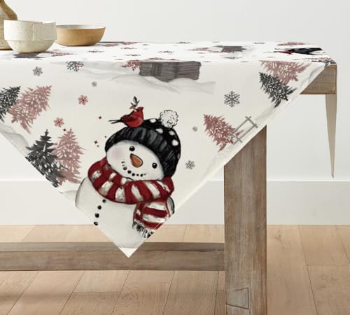 Artoid Mode Schwarz Schneemann Bäume Weihnachten Tischdecke, Tischwäsche Winter Xmas Küche Tisch Dekoration Drinnen Urlaub Party Dekor 85x85 cm Artoid Mode Schwarz Schneemann Bäume Weihnachten Tischdecke, Tischwäsche Winter Xmas Küche Tisch Dekoration Drinnen Urlaub Party Dekor 85x85 cm von Artoid Mode