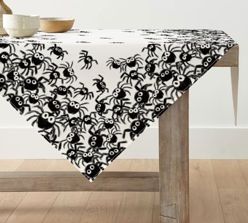 Artoid Mode Spinnen Halloween Tischdecke, Saisonale Tischwäsche Küche Tisch Dekoration Drinnen Urlaub Party Dekor 85x85 cm Artoid Mode Spinnen Halloween Tischdecke, Saisonale Tischwäsche Küche Tisch Dekoration Drinnen Urlaub Party Dekor 85x85 cm von Artoid Mode