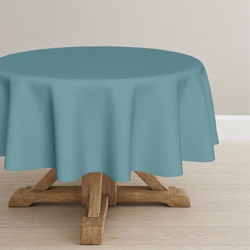 Artoid Mode Türkis Fleckschutz Leinenoptik Tischdecke Rund 140 cm, Leinendecke Tischtuch Abwaschbar Tischwäsche Küche Garten Urlaub Party Dekor Artoid Mode Türkis Fleckschutz Leinenoptik Tischdecke Rund 140 cm, Leinendecke Tischtuch Abwaschbar Tischwäsche Küche Garten Urlaub Party Dekor von Artoid Mode
