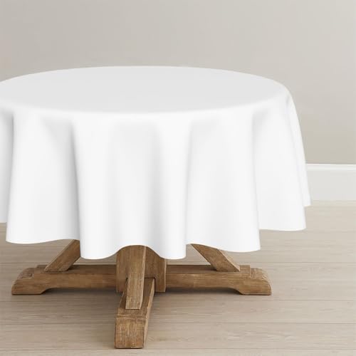 Artoid Mode Weiß Fleckschutz Leinenoptik Tischdecke Rund 140 cm, Leinendecke Tischtuch Abwaschbar Tischwäsche Küche Garten Urlaub Party Dekor Artoid Mode Weiß Fleckschutz Leinenoptik Tischdecke Rund 140 cm, Leinendecke Tischtuch Abwaschbar Tischwäsche Küche Garten Urlaub Party Dekor von Artoid Mode