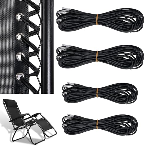Ersatzschnüre für Zero Gravity Stuhl, universelle elastische Schnüre, Reparatur-Werkzeug-Set, Liegestuhl-Kabel, multifunktional, für Sonnenliegen, Gartenstühle, Outdoor-Liegestühle, Zeltstangen, 4 Ersatzschnüre für Zero Gravity Stuhl, universelle elastische Schnüre, Reparatur-Werkzeug-Set, Liegestuhl-Kabel, multifunktional, für Sonnenliegen, Gartenstühle, Outdoor-Liegestühle, Zeltstangen, 4 von Artomnivera