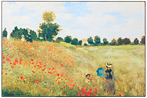 Artopweb ZA21448 MONET Coquelicot Decorative Panel, Wood MDF, Multicolour, 75x50 Cm von Artopweb