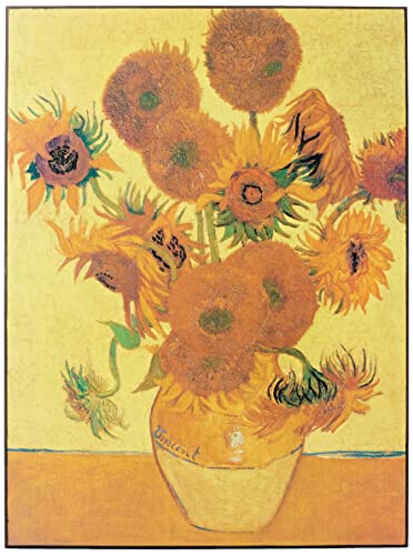 Artopweb ZA22030 VAN GOGH Sunflowers Decorative Panel, Wood MDF, Multicolour, 53x71 Cm von Artopweb