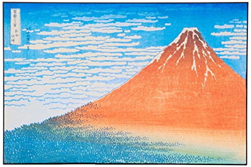 Artopweb ZA22250 Hokusai Der Fujiama Decorative Panel, Wood MDF, Multicolour, 75x50 Cm von Artopweb