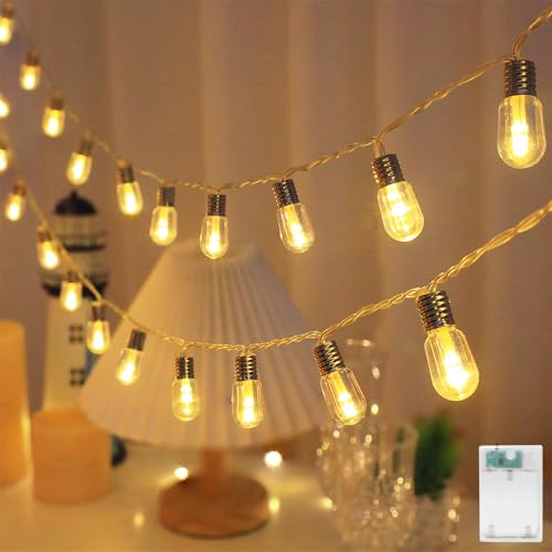 Lichterkette Innen 2.5 M 20 LED Lichterkette Batterie Mit Timer Ideal Für Party, Garten, Balkon, Weihnachten, Hochzeit Deko Warmweiß von Artrastar