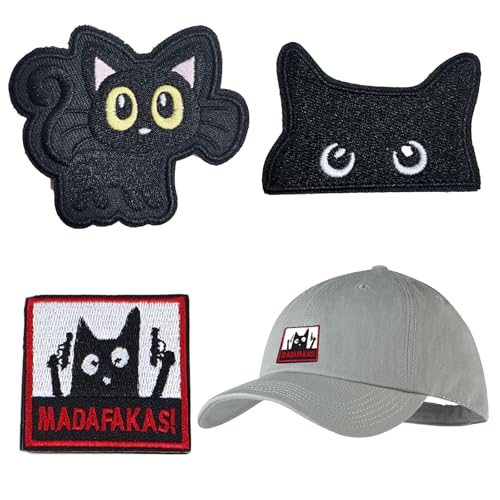 Patches Klett Lustig, 3 Stück Kreative Katzen Klett Patch, Süß Cartoon Tier Klett Patches, Taktisch Moral Hook Loop Patch, Taktisches Patch Klett für Jungen, Mädchen, Rucksäcke, Jacken, Jeans Patches Klett Lustig, 3 Stück Kreative Katzen Klett Patch, Süß Cartoon Tier Klett Patches, Taktisch Moral Hook Loop Patch, Taktisches Patch Klett für Jungen, Mädchen, Rucksäcke, Jacken, Jeans von Artspherees
