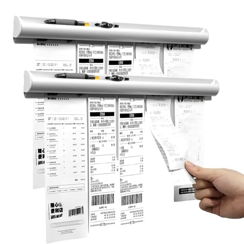 Tickethalter für Restaurant, ohne Bohren, für Restaurants, Bestellungen, Tickethalter für Küche, Büro, Wände, Kühlschrank, Zuhause, Kneipen, Bars, Cafés (30,5 cm, Silber, 2 Stück) von ArttGift